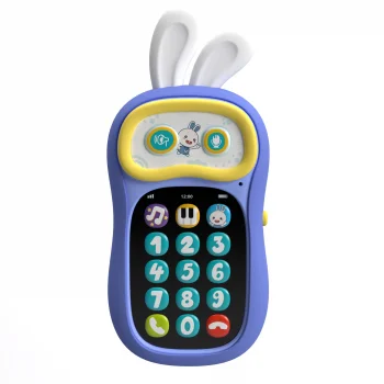 Интерактивная игрушка телефон Ушастик-Лапочка alilo P3. Цвет: фиолетовый.