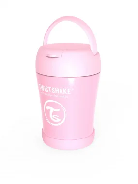 Контейнер-термос Twistshake для еды (Insulated Food Container) 350 мл. Пастельный розовый (Pastel Pink).