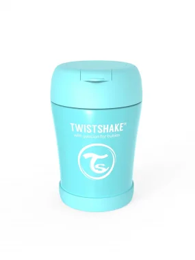 Контейнер-термос Twistshake для еды (Insulated Food Container) 350 мл. Пастельный синий (Pastel Blue).