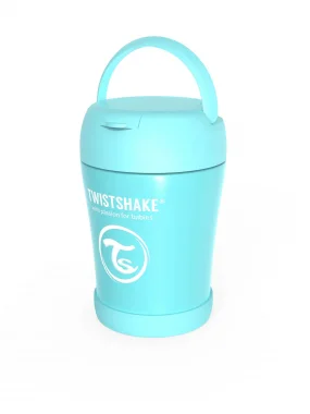 Контейнер-термос Twistshake для еды (Insulated Food Container) 350 мл. Пастельный синий (Pastel Blue).