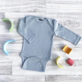 Боди Mjölk Baby Blue с длинным рукавом