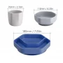 Набор посуды из силикона Heorshe из 3х предметов, Синяя