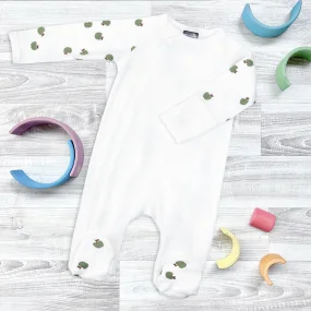 Комбинезон Mjölk Sleep and Play Яблочки, с рукавом реглан