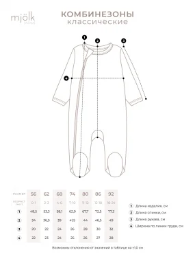 Комбинезон Mjölk Sleep and Play Оленята NEW