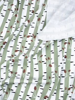 Сет из 2х пелёнок Mjölk Birch Trees/Ecru
