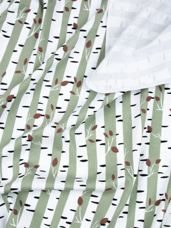 Сет из 2х пелёнок Mjölk Birch Trees/Ecru