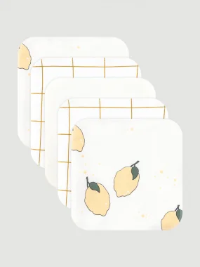 Набор платочков слюнявчиков Mjölk Лимоны