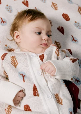 Вязаный комбинезон "Деревья"