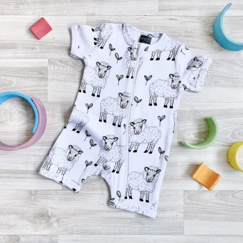 Песочник Mjölk Sleep and Play Basic Овечки
