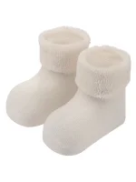Носки детские махровые Mansita Mi, Молочные
