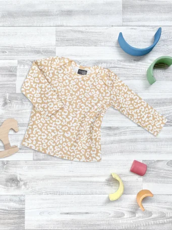 Футболка с длинным рукавом Mjölk Sand Leopard