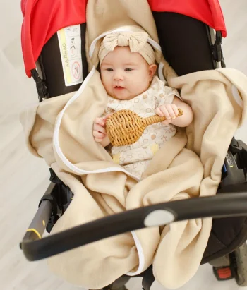 Конверт-Звездочка "Плюшевый мишка" c рукавами, флис