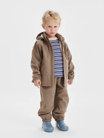 Брюки Leokid Софтшелл Vic Mink Brown