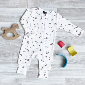 Комбинезон Mjölk Sleep and Play Кляксы, на манжетах