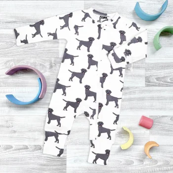 Комбинезон Mjölk Sleep and Play Собачки NEW, на манжетах