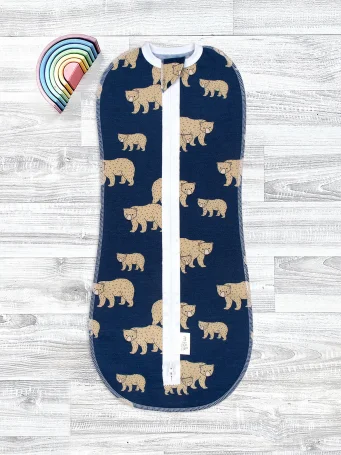 Утепленный кокон Mjölk Бурые мишки