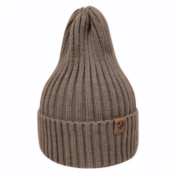 Вязаная шапочка "Тыковка" Woolly, Кофе