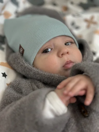 Шапочка двухслойная RinaAmari, Мята