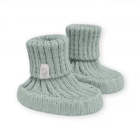 Вязаные пинетки Simple светлый ментол