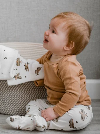 Футболка с длинным рукавом Mjölk Camel