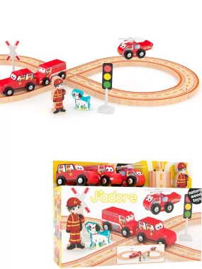 Игровой набор J’adore "Авто трек - Пожарное отделение"