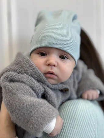 Шапочка двухслойная RinaAmari, Мята