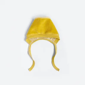Велюровый чепчик Mjölk Mustard
