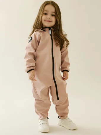 Комбинезон демисезонный Softshell, Пудра