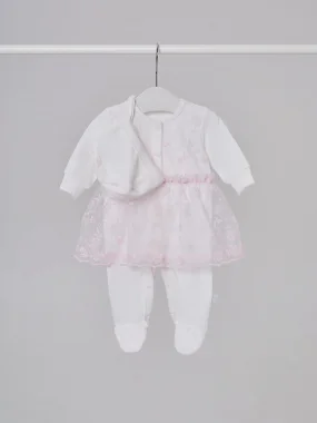 Комплект слип с шапочкой "Принцесса Лея" розовый