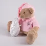 Игрушка с белым и розовым шумом Drema BabyDou Мишка розовый
