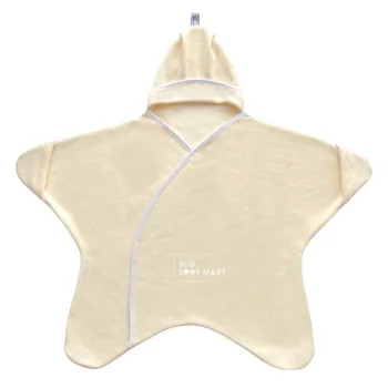 Конверт-Звездочка "Крем" c рукавами, флис