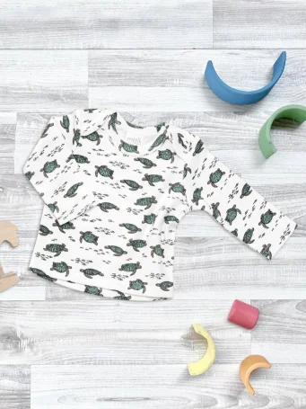 Футболка с длинным рукавом Mjölk Черепашки 