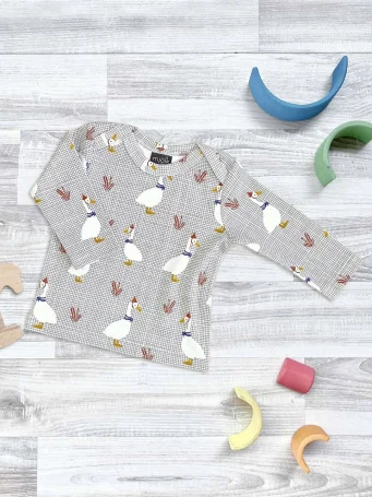 Футболка с длинным рукавом Mjölk Гуси