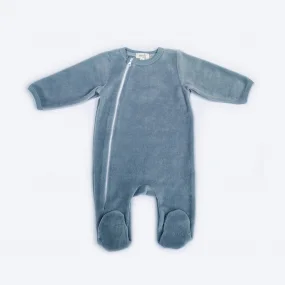 Велюровый комбинезон Mjölk Baby Blue