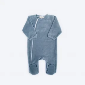 Велюровый комбинезон Mjölk Baby Blue