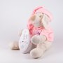 Игрушка для новорожденного с белым и розовым шумом Drema BabyDou Собачка розовая