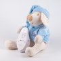 Игрушка для новорожденного с белым и розовым шумом Drema BabyDou Собачка голубая