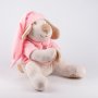 Игрушка для новорожденного с белым и розовым шумом Drema BabyDou Собачка розовая