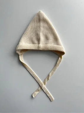 Чепчик вязаный (льняной)