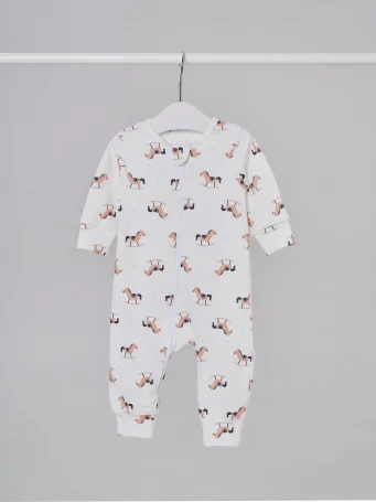 Слип на молнии "Лошадка"