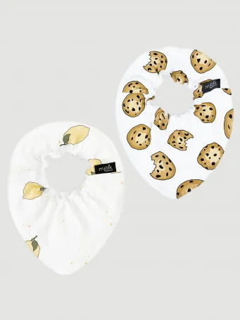 Сет из 2х нагрудников Mjölk Mini Печенье/Лимоны