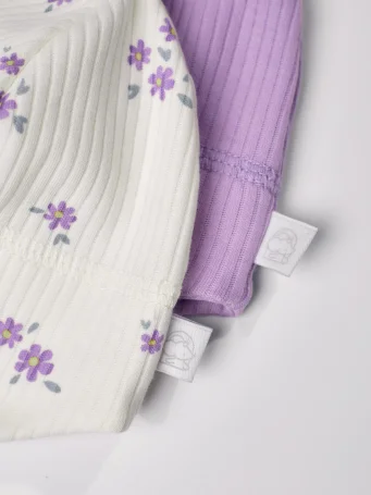 Шапочки 2 шт., Лиловый луг