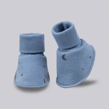 Утеплённые пинетки Mjölk Blue Shadow Moons