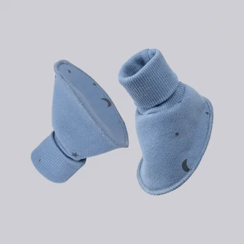 Утеплённые пинетки Mjölk Blue Shadow Moons
