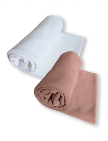 Комплект из 2-х пелёнок RinaAmari Сахар+Тауп грей, 85*130