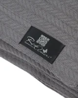 Утеплённый двусторонний плед-одеяло RinaAmari Серый