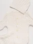 Комплект 3 пр. вязаный: кофточка, штанишки и шапочка, экрю