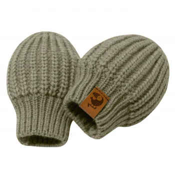 Рукавички вязаные Woolly, Светлый Хаки