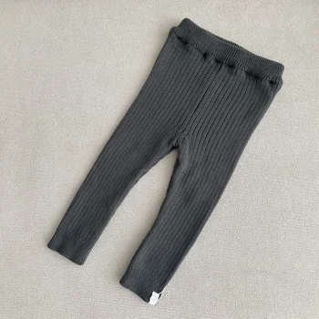 Брючки вязаные Simple графит