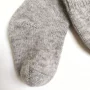 Носочки из шерсти мериноса с кашемиром серые